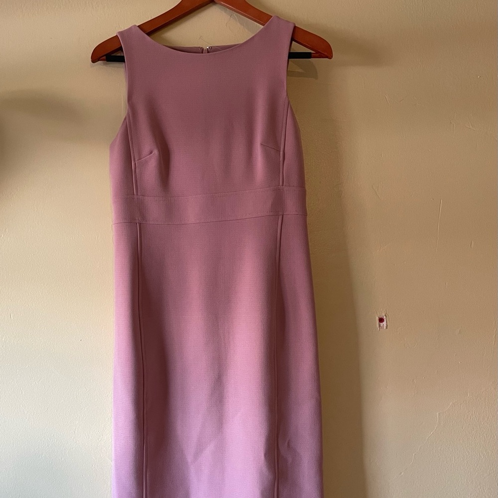 Ann Taylor NWT Pale Pink formal dress, size 0, polyester, rayon, spandex.